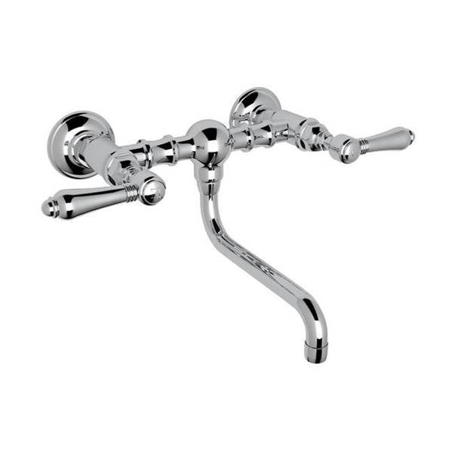 Rohl Acqui® Wall Mount Bridge Lavatory Faucet