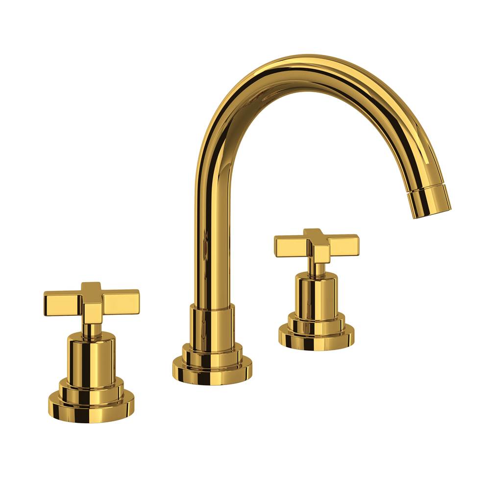 Rohl Lombardia® Widespread Lavatory Faucet With C-Spout
