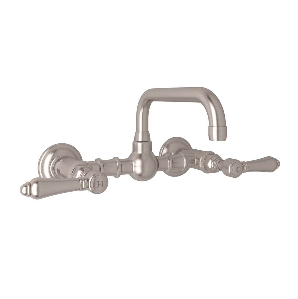 Rohl Acqui® Wall Mount Bridge Lavatory Faucet With U-Spout