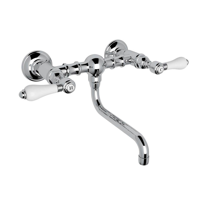 Rohl Acqui® Wall Mount Bridge Lavatory Faucet