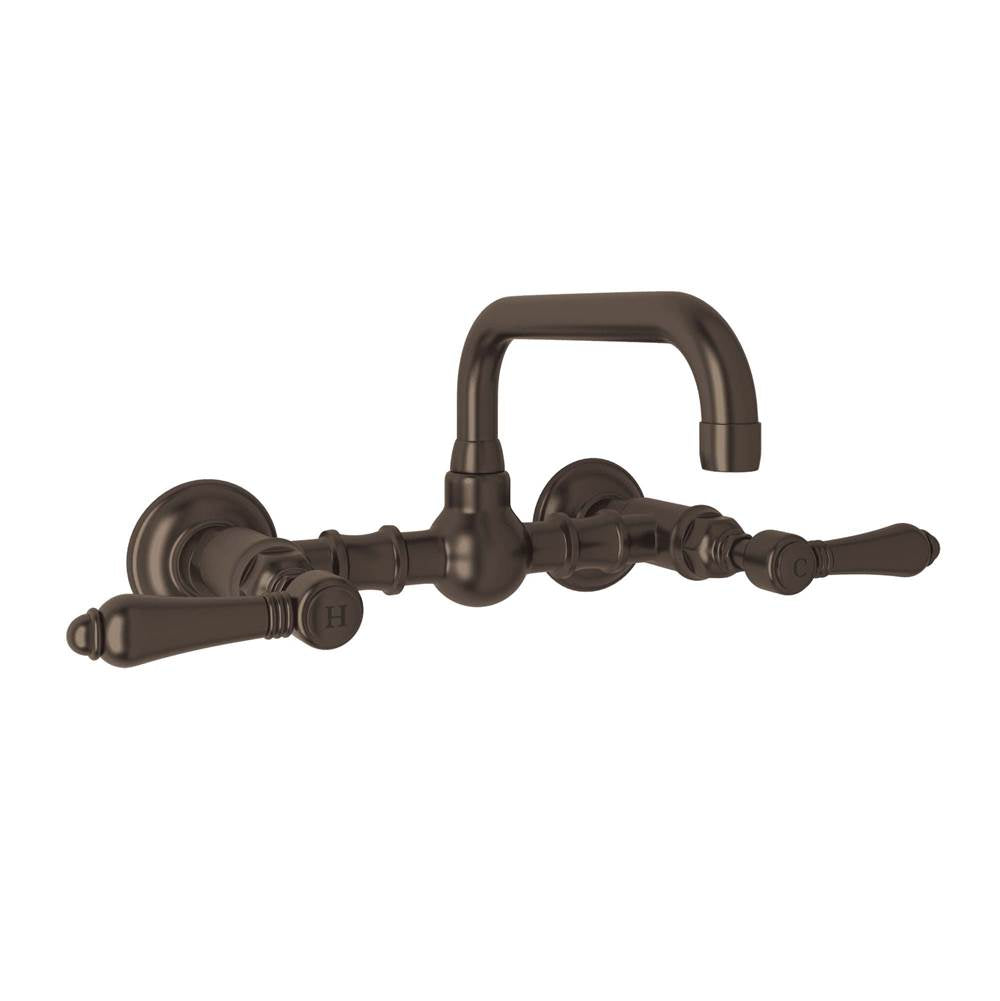 Rohl Acqui® Wall Mount Bridge Lavatory Faucet With U-Spout