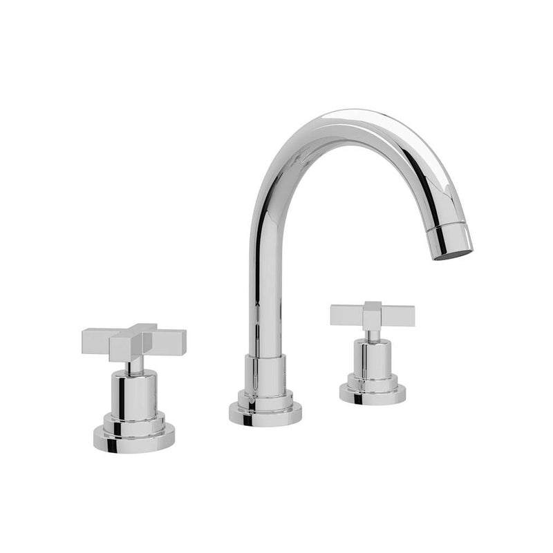 Rohl Lombardia® Widespread Lavatory Faucet With C-Spout