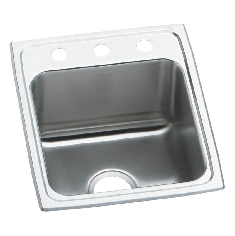 Elkay Lustertone Classic Stainless Steel 15'' x 22'' x 6-1/2'', Single Bowl Drop-in ADA Sink