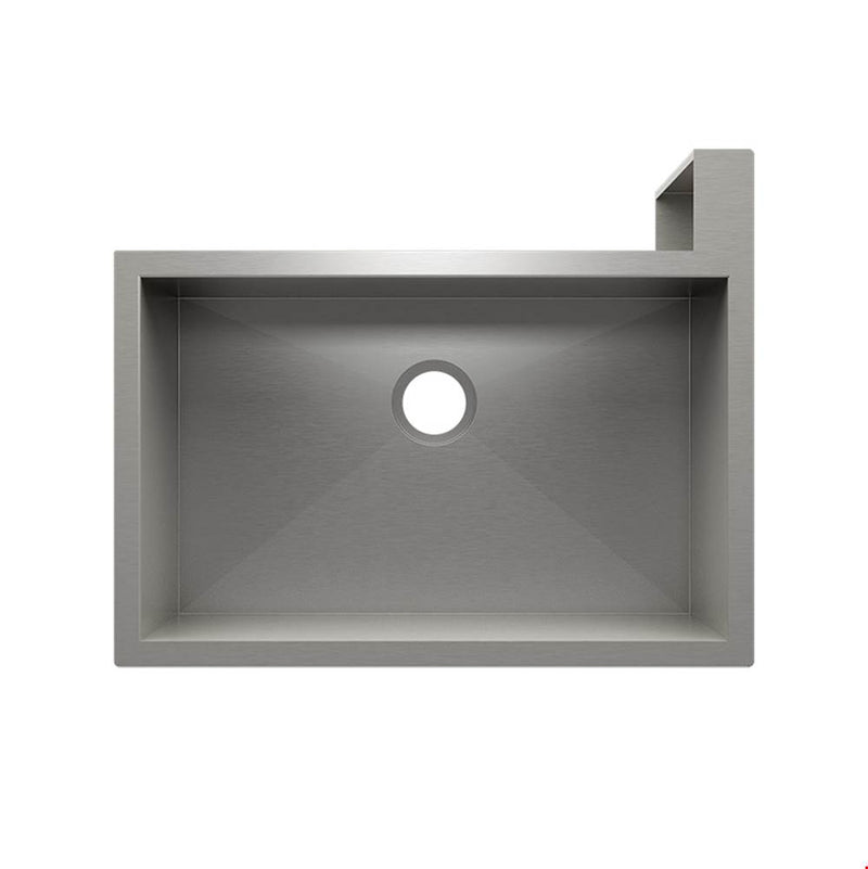 Home Refinements by Julien Socialcorner Sink Undermount Flat Aprons Right Corner, Single 29X18X10