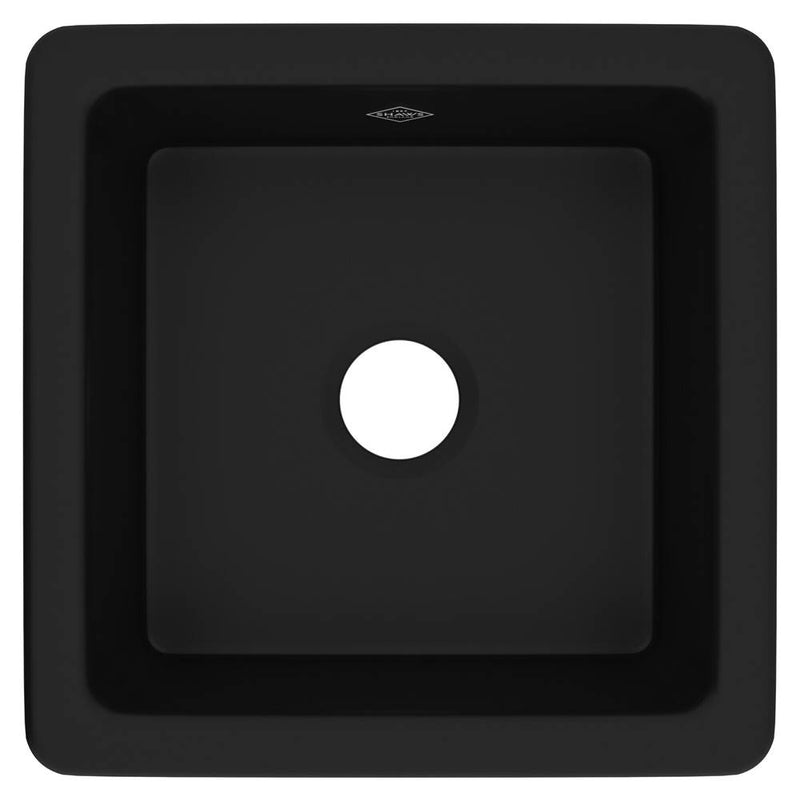 Rohl Lancaster™ 18'' Single Bowl Square Fireclay Bar/Food Prep Kitchen Sink