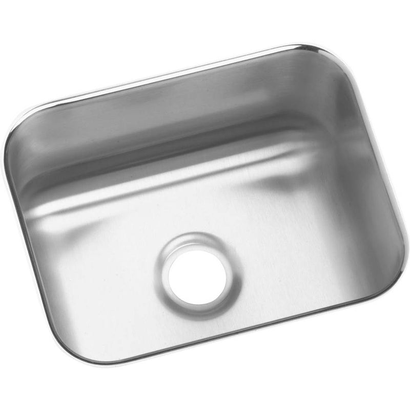 Elkay Lustertone Classic Stainless Steel 14-1/2'' x 11-3/4'' x 7'', Single Bowl Undermount Bar Sink