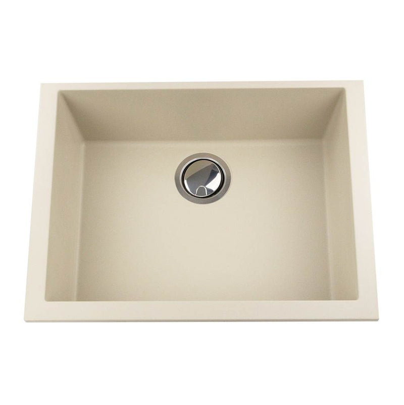 Nantucket Sinks Small Single Bowl Undermount Granite Composite Sand