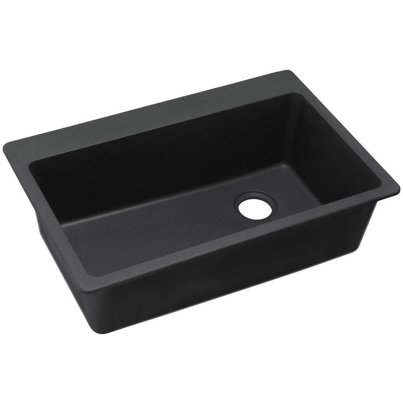 Elkay Quartz Classic 33'' x 22'' x 9-1/2'', Single Bowl Drop-in Sink