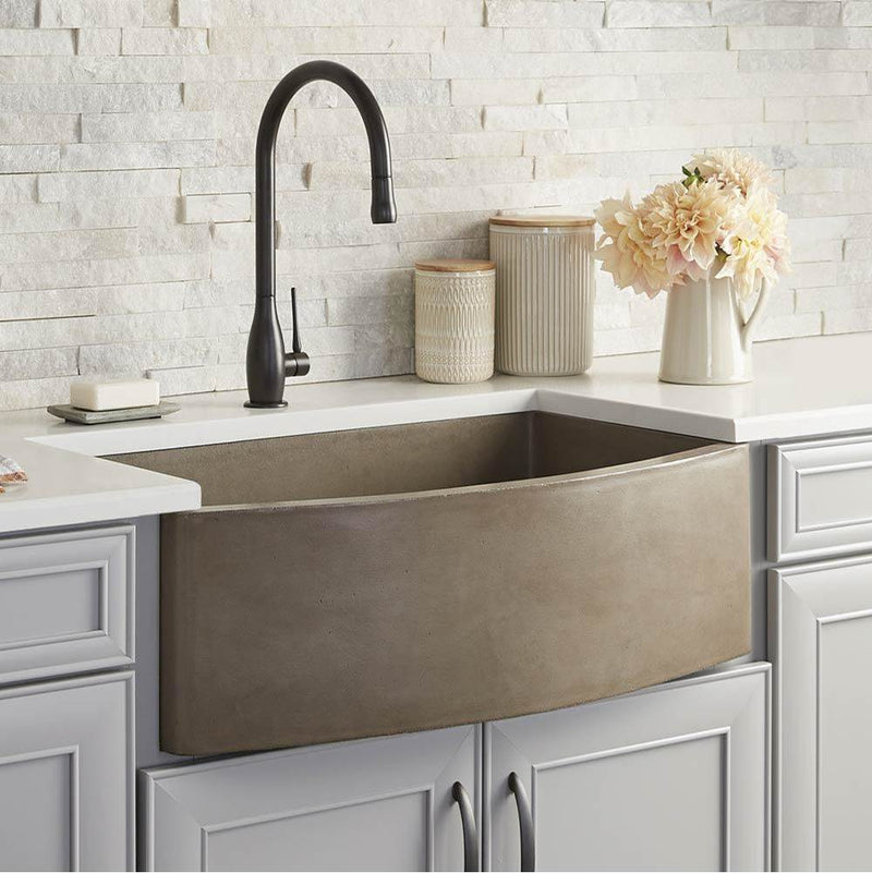 Native Trails Farmhouse Quartet Kitchen Sink in Earth