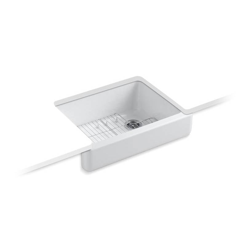 Kohler Whitehaven® 29-1/2'' x 21-9/16'' x 9-5/8'' Undermount single-bowl farmhouse kitchen sink