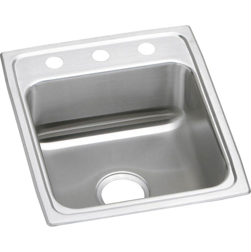 Elkay Lustertone Classic Stainless Steel 17'' x 20'' x 6'', Single Bowl Drop-in ADA Sink