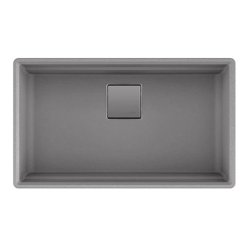 Franke Peak Undermount Granite Stone Grey Sgl 36 Cab