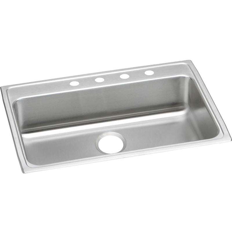 Elkay Lustertone Classic Stainless Steel 31'' x 22'' x 6-1/2'', Single Bowl Drop-in ADA Sink