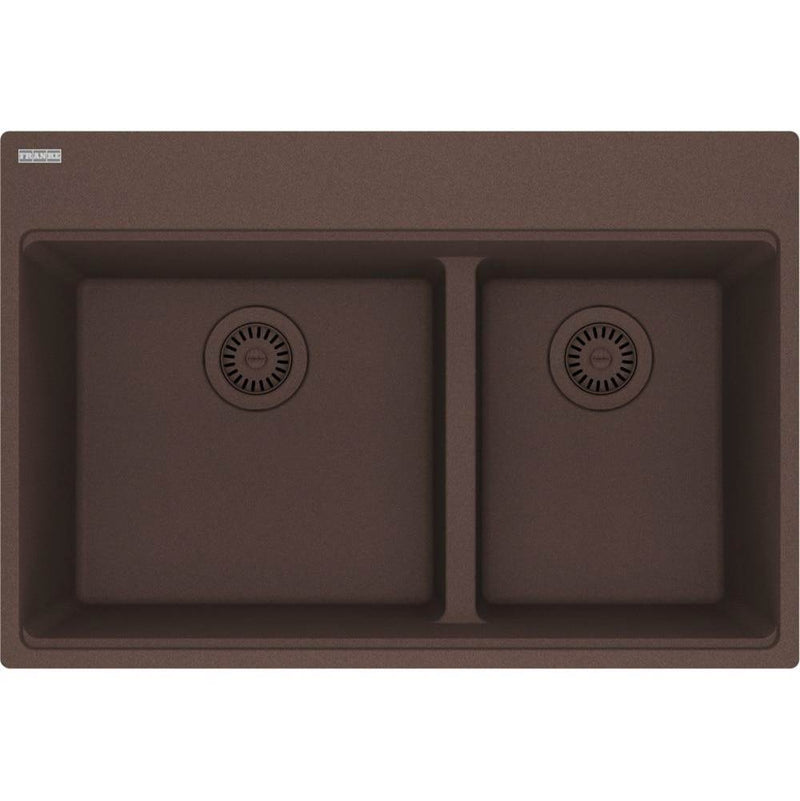 Franke Maris Topmount Granite Mocha Double 33Cab