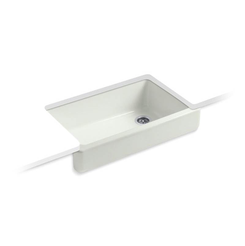Kohler Whitehaven® 35-1/2'' x 21-9/16'' x 9-5/8'' Undermount single-bowl farmhouse kitchen sink