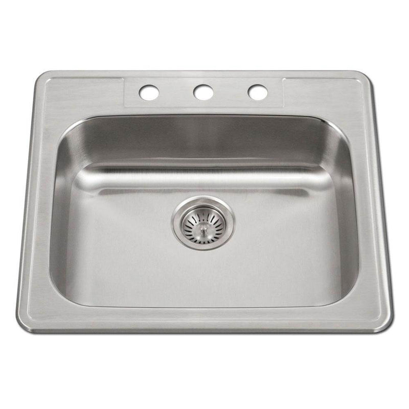 Hamat ADA Topmount Stainless Steel 4-hole Sink