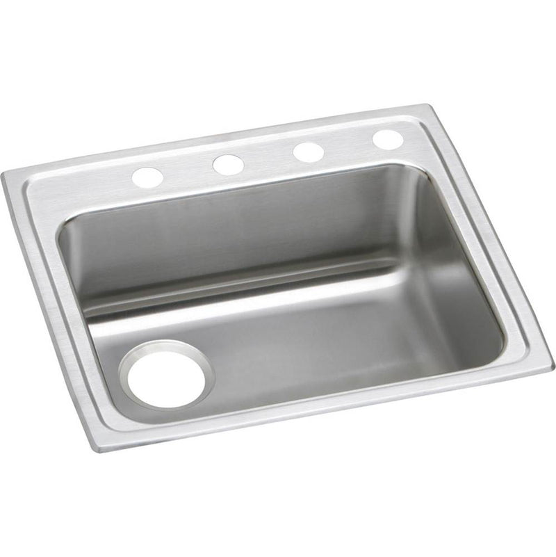 Elkay Lustertone Classic Stainless Steel 22'' x 19-1/2'' x 5-1/2'', Single Bowl Drop-in ADA Sink