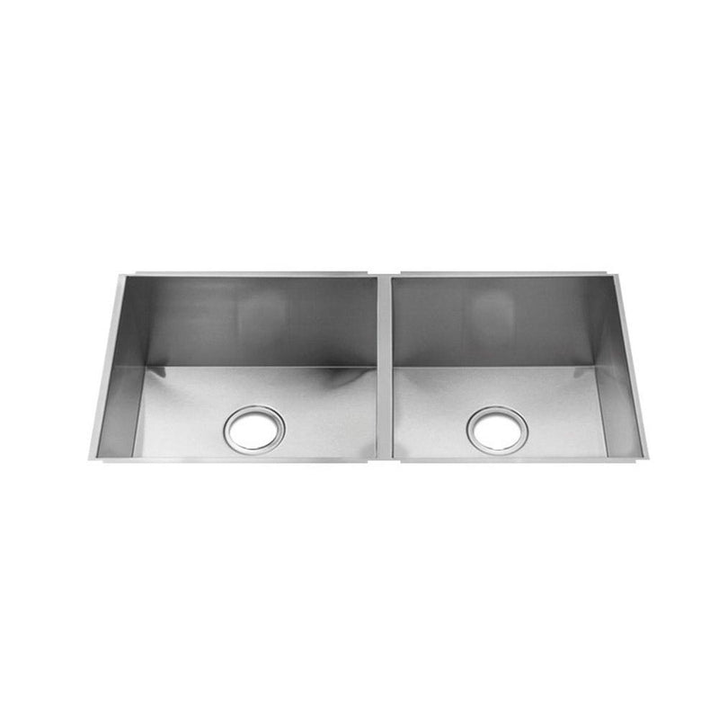 Home Refinements by Julien Urbanedge Sink Undermount, Double L18X16X10 R15X16X8