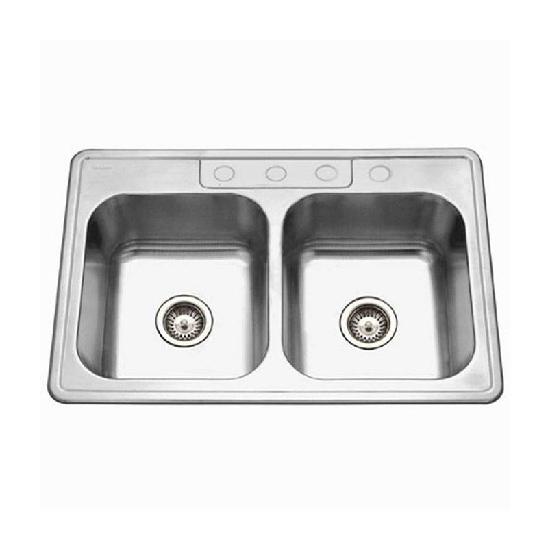 Hamat ADA Topmount Stainless Steel 3-hole Sink
