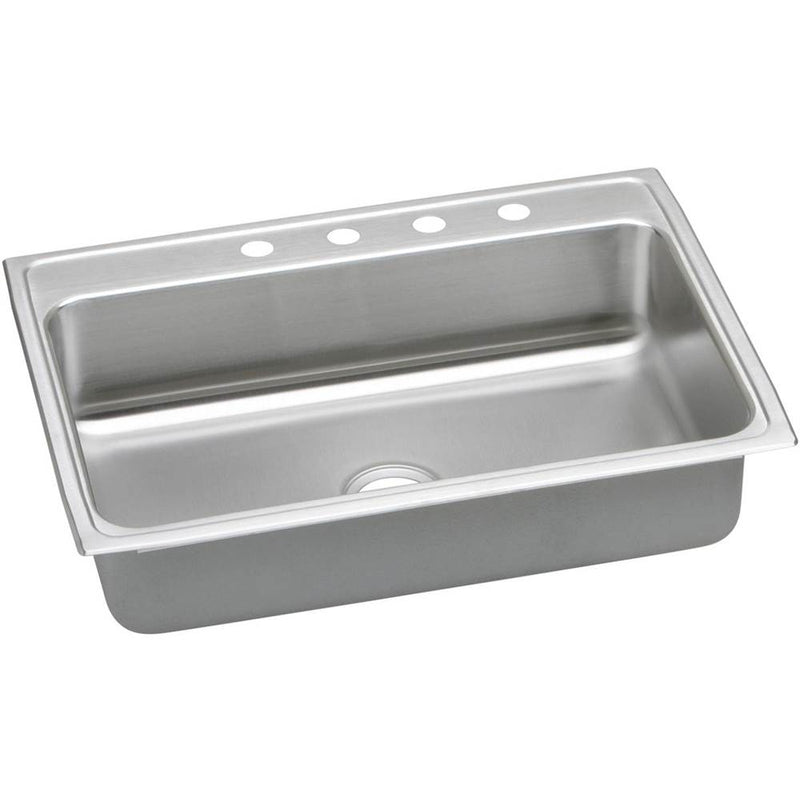 Elkay Lustertone Classic Stainless Steel 31'' x 22'' x 6'', Single Bowl Drop-in ADA Sink