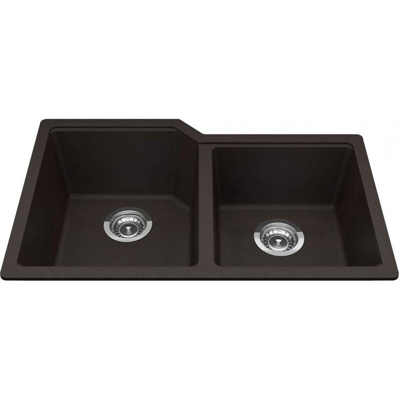 Kindred Urban Undermount Granite Mocha Double Bowl 36'' Cabinet Size