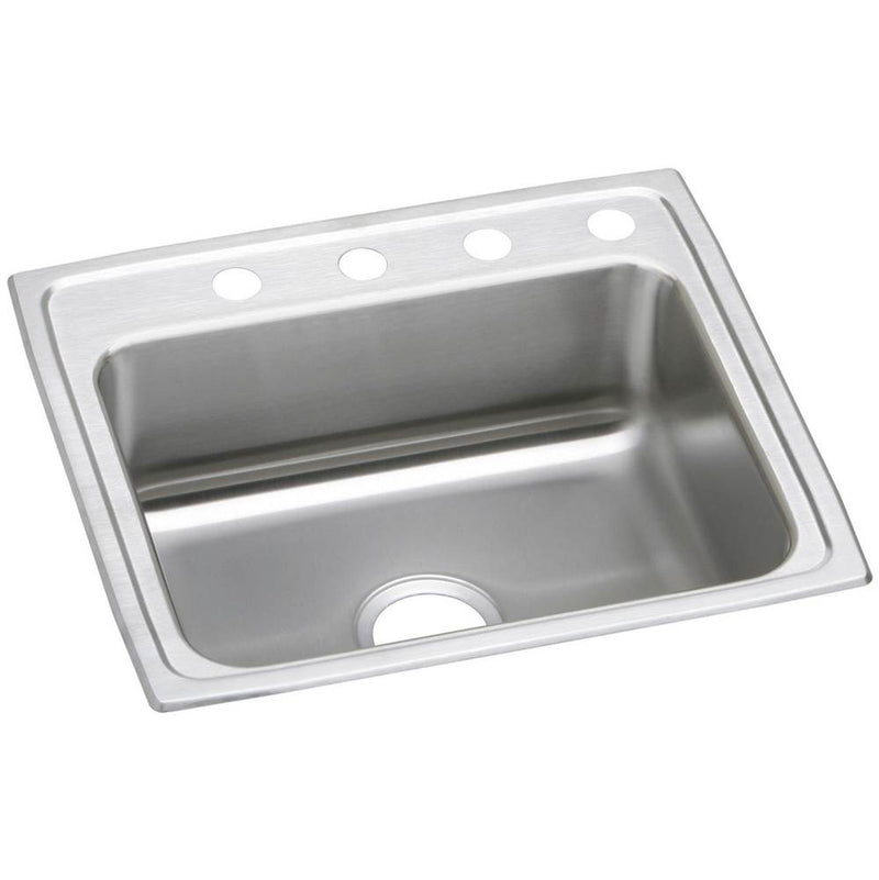 Elkay Celebrity Stainless Steel 25'' x 22'' x 7-1/2'', 3-Hole Single Bowl Drop-in Sink