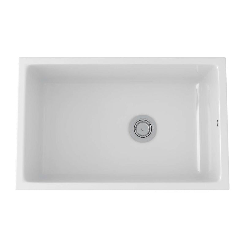 Rohl Allia™ 32'' Fireclay Single Bowl Undermount Kitchen Sink