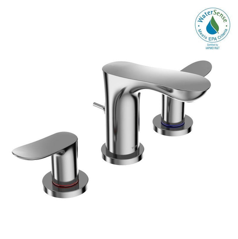Toto® Go Series 1.2 Gpm Two Handle Widespread Bathroom Sink Faucet With Drain Assembly
