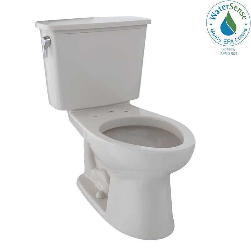 TOTO ECO-DRAKE ELONGATED BWL TOILET C744E+ST744E