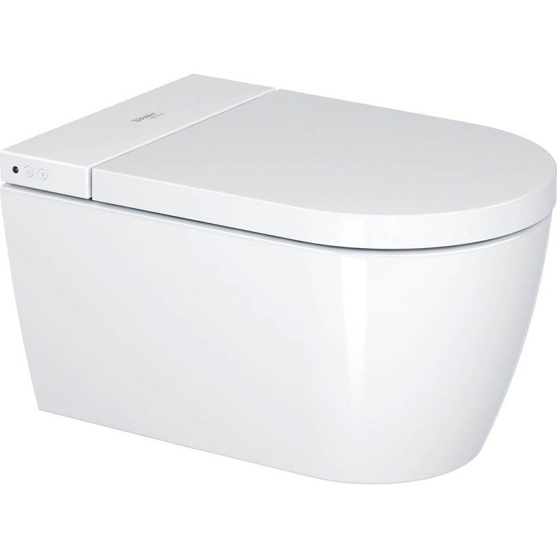 Duravit ME by Starck Wall-Mounted Toilet Bowl for Shower-Toilet Seat with HygieneGlaze