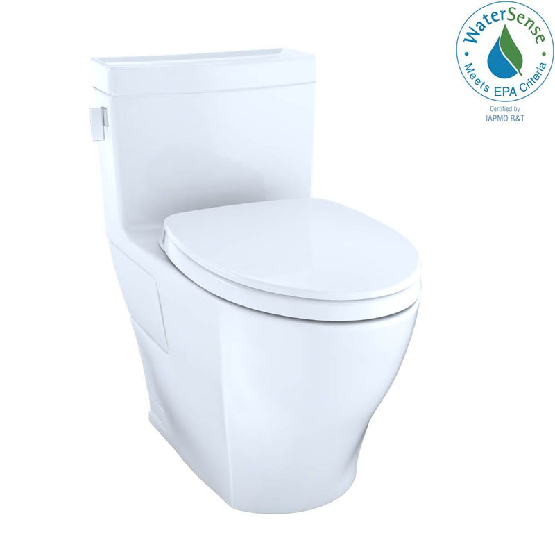 TOTO Toto Legato Washlet+ One-Piece Elongated 1.28 Gpf Universal Height Skirted Toilet With Cefiontect