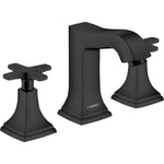 Hansgrohe Metropol Classic Widespread Faucet 110 with Cross Handles and Pop-Up Drain, 1.2 GPM