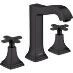 Hansgrohe Metropol Classic Widespread Faucet 160 with Cross Handles and Pop-Up Drain, 1.2 GPM