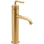 Kohler Purist® Tall Single-handle bathroom sink faucet with straight lever handle