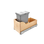 Rev-A-Shelf Wood Vanity Cabinet Pull Out Trash/Waste Container w/Soft Close