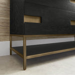 Robern Sendai 20'' X 80'' X 16'' Linen Cabinet In Natural Gray With Brushed Pewter Finish