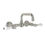 Rohl Acqui® Wall Mount Bridge Lavatory Faucet With U-Spout