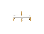 James Martin Vanities Boston 31-1/2" Rectangular Porcelain Console Bathroom Sink with Overflow and Single Faucet Hole