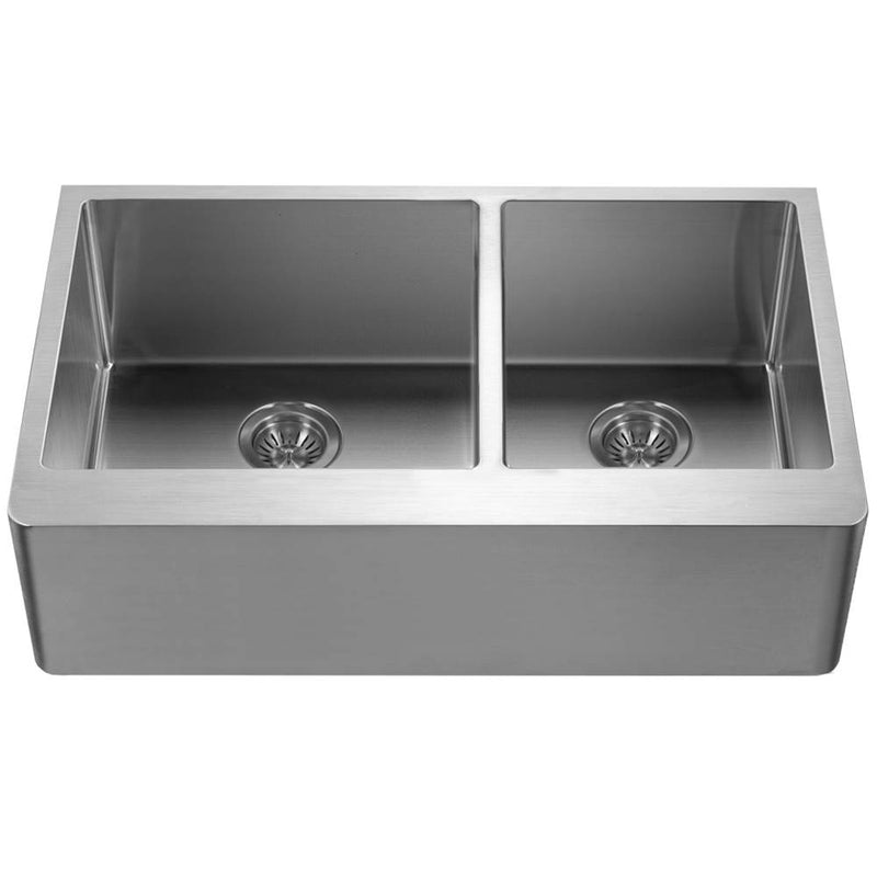 Hamat Apron Front 60/40 Double Bowl Kitchen Sink