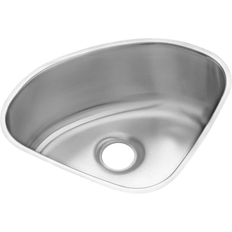 Elkay Lustertone Classic Stainless Steel 14'' x 14'' x 6-3/8'', Single Bowl Undermount Sink